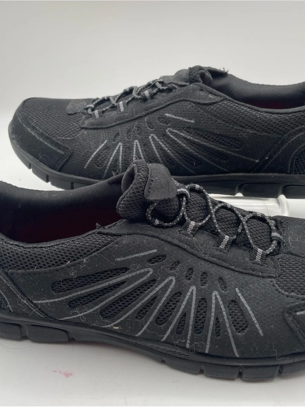 Danskin Now Memory Foam Women's Athletic Walking Shoes Black Size 8.5 Bungee